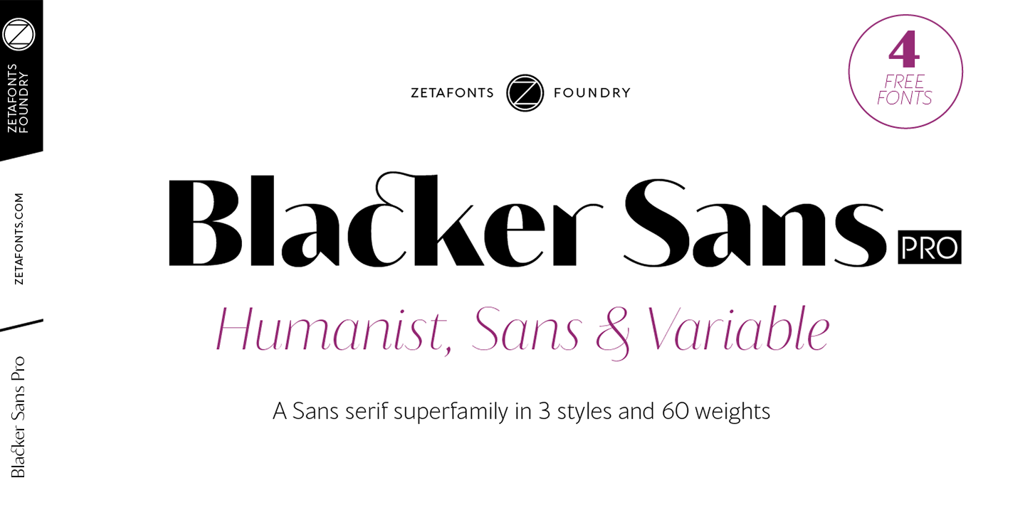 Шрифт Blacker Sans Pro